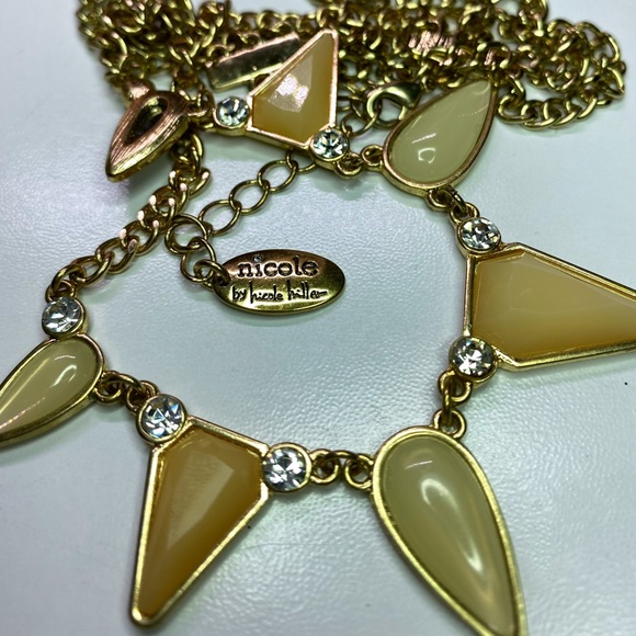 Nicole By Nicole Miller Layered Chain Statement Necklace - Picture 6 of 6